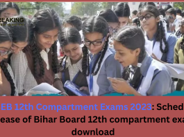 BSEB 12th Compartment Exams 2023: Schedule release of Bihar Board 12th compartment exam, download