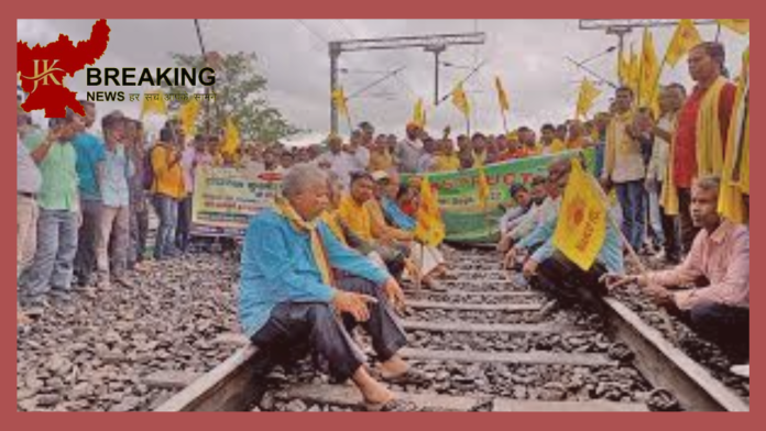 Jharkhand Breaking News! Kurmi Samaj postponed 'Rail Stop Movement' on the fifth day, during which Railways lost 1,700 crores