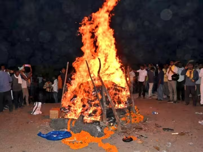 Jagarnath Mahto: Jharkhand minister Jagarnath Mahto merged with Panchatatva, son lit the fire