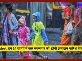 IMD Alert: इन 14 राज्यों में कल मंगलवार को होगी झमाझम बारिश तेज आंधी, IMD ने जारी किया अलर्ट