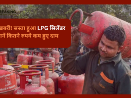 LPG Cylinder Price : खुशखबरी! LPG सिलेंडर की कीमतों में भारी गिरावट...यहाँ जाने नए रेट