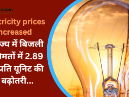 Electricity prices increased : इस राज्य के लोगों के लिए बुरी खबर! बिजली की कीमतों में 2.89 रुपये प्रति यूनिट की हुई बढ़ोतरी...