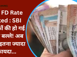 SBI FD Rate Hiked : SBI ग्राहकों की हो गई बल्ले बल्ले! अब होगा इतना ज्यादा फायदा...