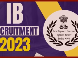 IB Recruitment 2023: Vacancy on these posts in Intelligence Bureau, these people can apply..Know Details