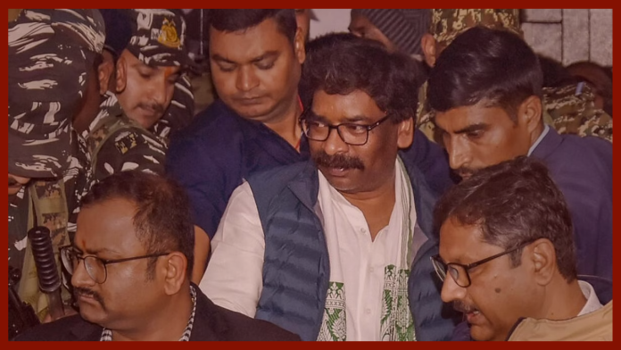 Jharkhand Breaking News! The arrest of former Jharkhand Chief Minister Hemant Soren is legal, BJP may support the tainted, but the opposition leader is not clean.